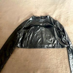 Chrome crop top